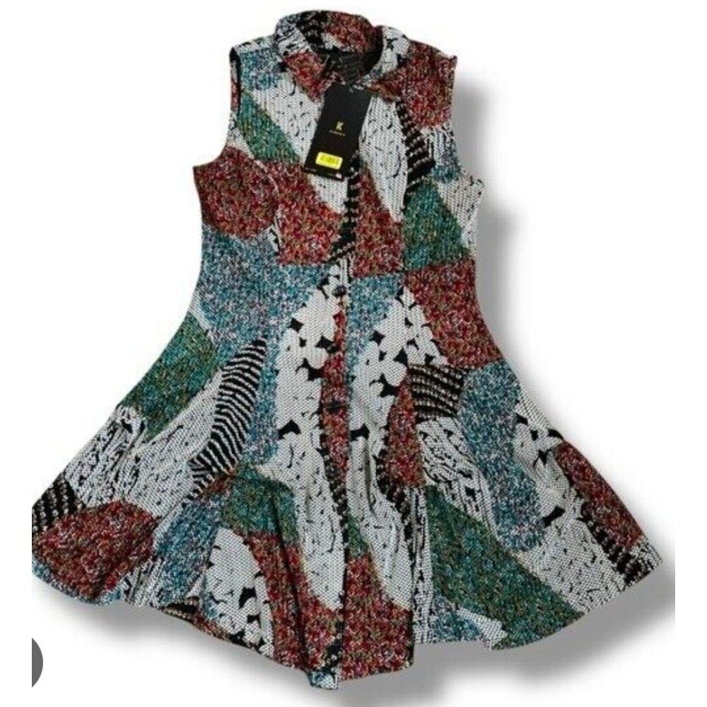 IC by Connie K colorful Sleeveless Women's Top sz M